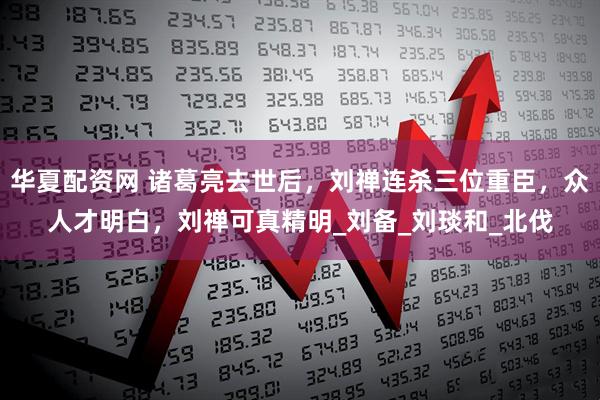 华夏配资网 诸葛亮去世后，刘禅连杀三位重臣，众人才明白，刘禅可真精明_刘备_刘琰和_北伐